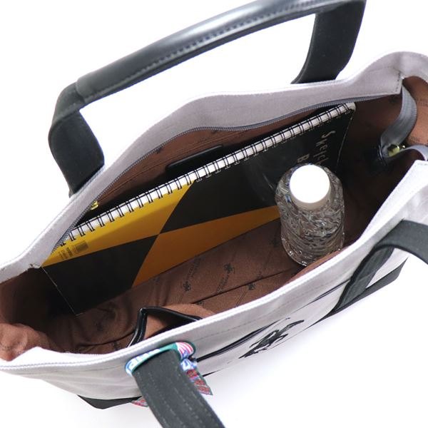 トートバッグ ビバリーヒルズポロクラブ BH1008N ネイビー×レッド