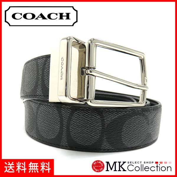 週末セール コーチ ベルト メンズ Coach リバーシブル ベルト チャコール ブラック チャコール ブラック F645 Cq Bkの通販はau Pay マーケット Mkcollection