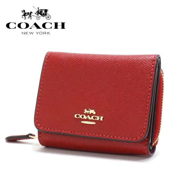 コーチ 三つ折り財布 レディース Coach Wallet ラグジュアリー クロスグレーン レザー 1941レッド 37968 Imf8q 送料無料の通販はau Pay マーケット Mkcollection