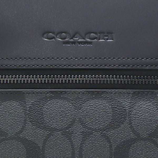 オータムセール コーチ ショルダーバッグ メンズ COACH チャコール ブラック 4010 QBMI5 