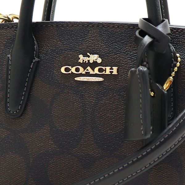 オータムセール コーチ ショルダーバッグ レディース COACH 2Way ハンドバッグ ブラウン ブラック CO975 IMAA8 