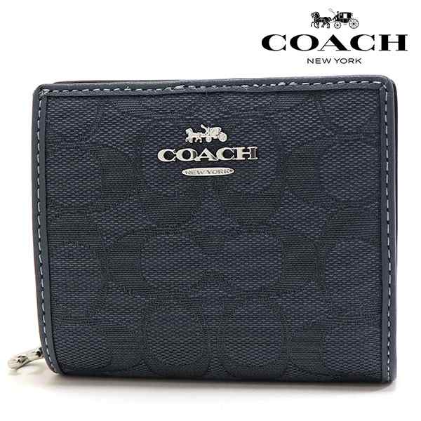 オータムセール コーチ 二つ折り財布 レディース COACH Wallet シグネチャー CU401 SVPM1 ギフトラッピング無料