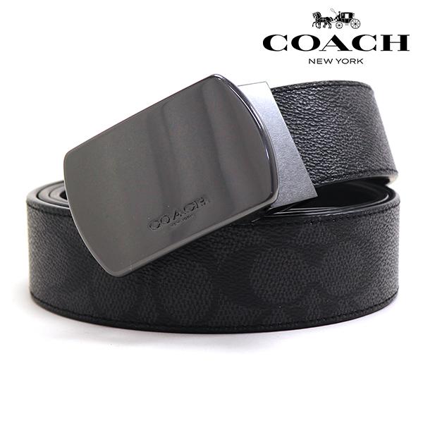 クリスマスセール コーチ ベルト メンズ COACH BELT リバーシブル CY941 QBMI5