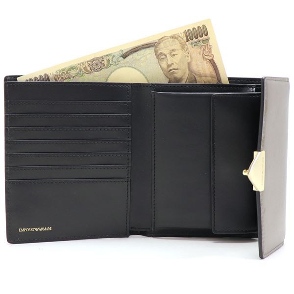 訳あり品 エンポリオアルマーニ 三つ折り財布 レディース EMPORIO ARMANI Wallet GUNMENTAL Y3H009 YDC8A  81028の通販はau PAY マーケット - MKcollection au PAY マーケット店 | au PAY マーケット－通販サイト