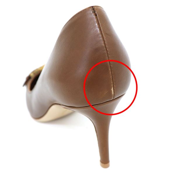 フェラガモ パンプス レディース S.FERRAGAMO 展示品商品 ブラウン AIROLA 0693542 送料無料♪_4