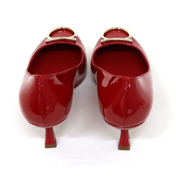 フェラガモ パンプス レディース S.FERRAGAMO 展示品商品 レッド
