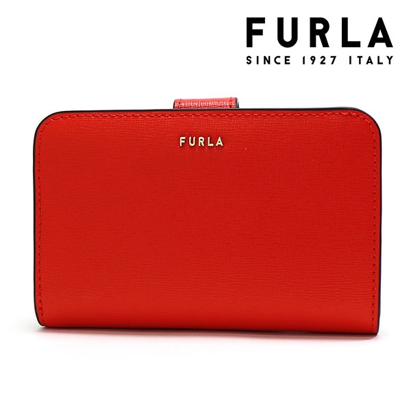 オータムセール ギフトラッピング無料 フルラ 二つ折り財布 FURLA サフィアーノレザー バビロン レッド系 PCX9UNO B30000 1670S