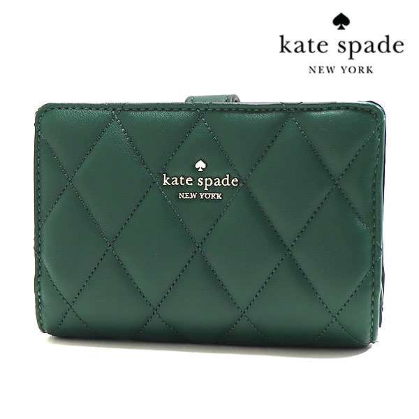 ケイトスペード 二つ折り財布 レディース Kate Spade Wallet グリーン