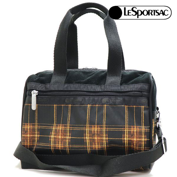 クリスマスセール レスポートサック ミニショルダーバッグ レディース LeSportsac 2Way ハンドバッグ ブラック 3868 HA59