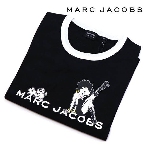 フェブラリーセール マークジェイコブス Tシャツ レディース MARC JACOBS ベティ・ブープ コラボ 4P4RTP005C03 001の通販は