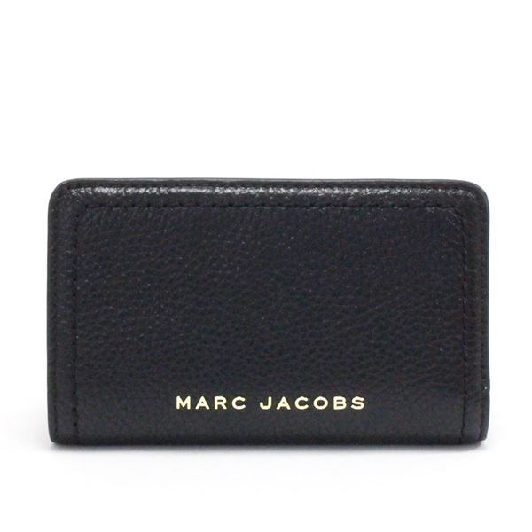 GWウィークセール マークジェイコブス 二つ折り財布 レディース MARC JACOBS Wallet コンパクト ウォレット ブラック S104L01SP21 001 送料無料_1