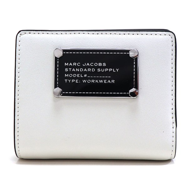 MARC JACOBS 二つ折り財布 バイカラー グレー 981T MARC JACOBS グレー