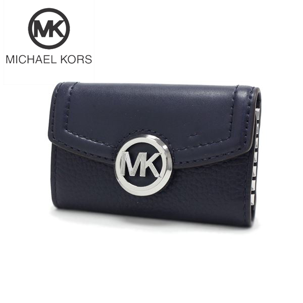 クリスマスセール マイケルコース キーケース レディース MICHAEL KORS key case ネイビー 35F9SFTP5L NAVY 送料無料♪