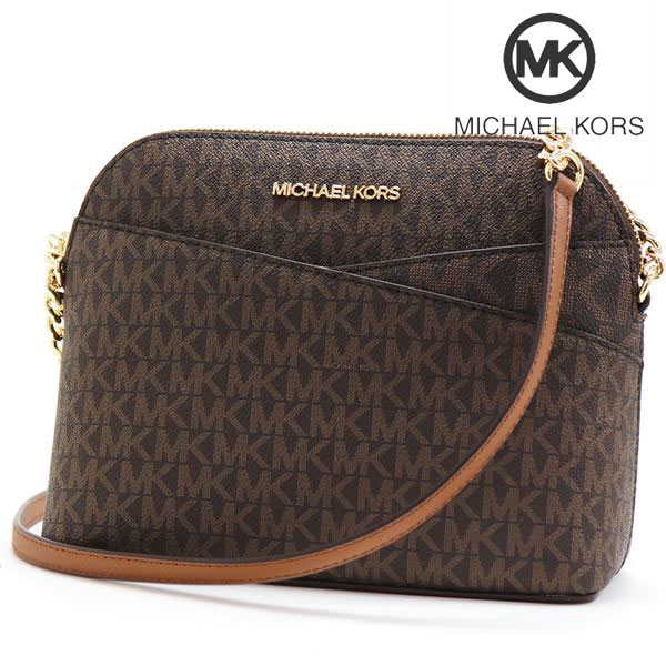 Michael Kors ブラウン ショルダーバッグ