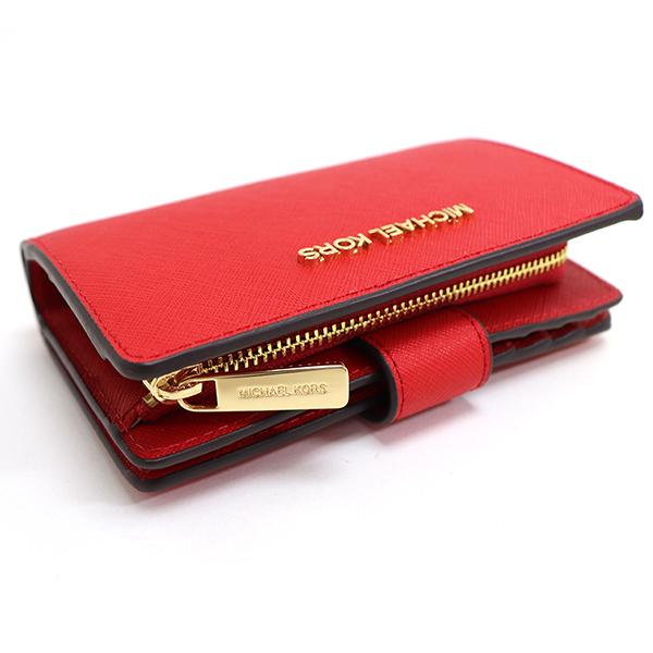お買い物ラリー マイケルコース 二つ折り財布 レディース MICHAEL KORS Wallet ブライトレッド 35F7GTVF2L BRIGHT RED  ギフトラッピング無料_5