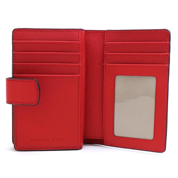 お買い物ラリー マイケルコース 二つ折り財布 レディース MICHAEL KORS Wallet ブライトレッド 35F7GTVF2L BRIGHT RED  ギフトラッピング無料_7