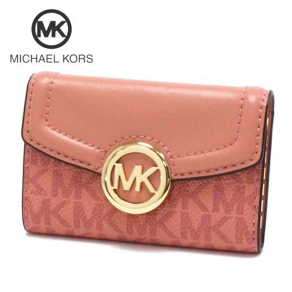 オータムセール マイケルコース キーケース レディース MICHAEL KORS key case シグネチャー 6連フック ピンク 35S0GFTP5B SNST RS MLTI