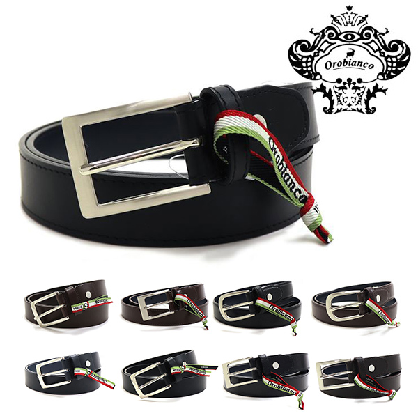 フェブラリーセール オロビアンコ ベルト メンズ 正規品 OROBIANCO Belt 日本製 レザー ORBの通販は