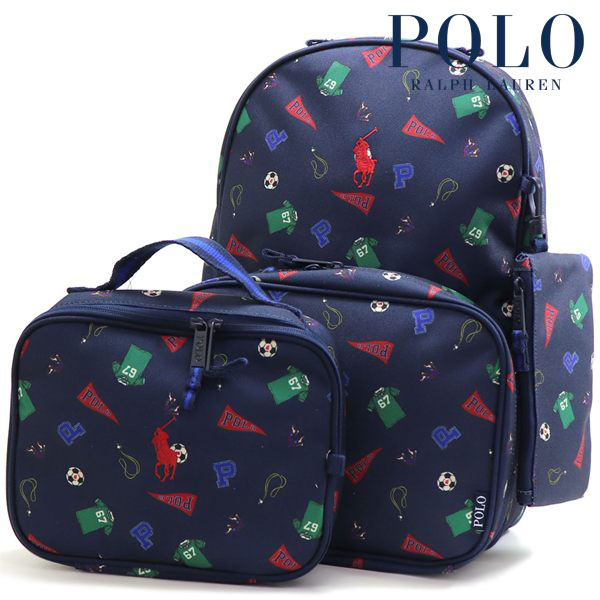 ポロ ラルフローレン リュック ランチバッグ ポーチ付き Polo Ralph Lauren バックパック バッグ 9AR077 BFP 