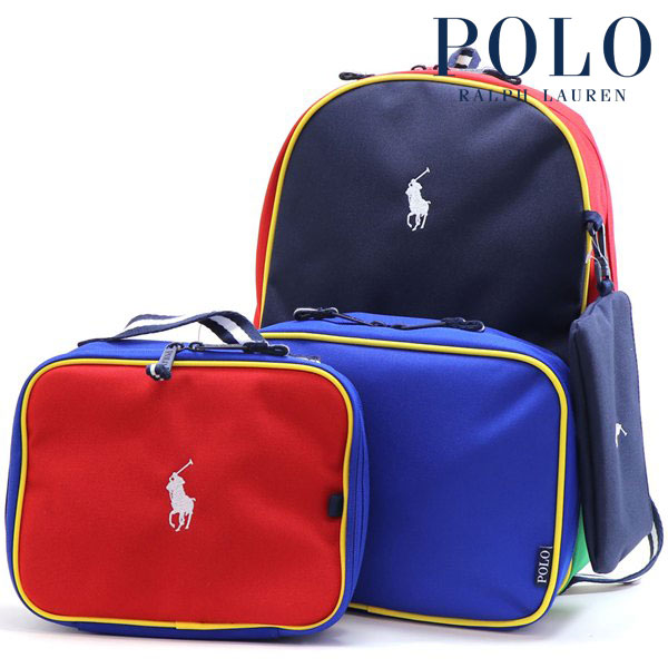 ポロ ラルフローレン リュック ランチバッグ ポーチ付き Polo Ralph Lauren バックパック バッグ 9AR077 E69 