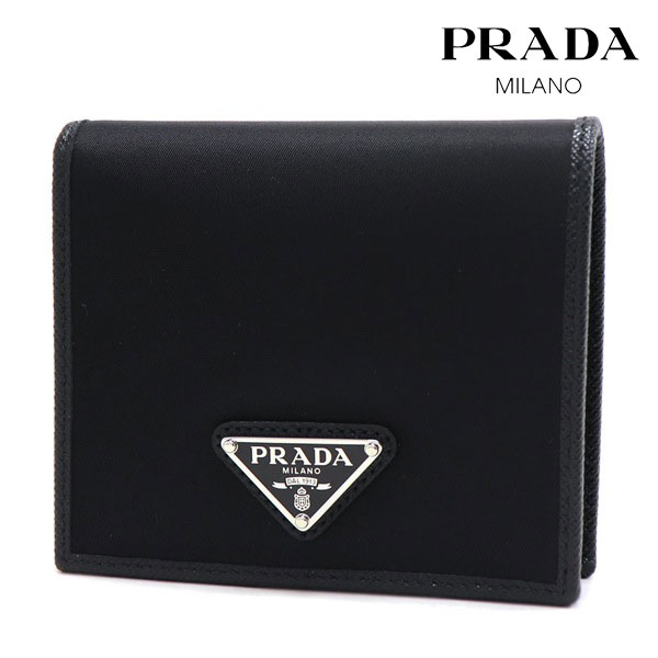 クリスマスセール プラダ 二つ折り財布 メンズ PRADA Wallet カードケース 2MO004 2DMH F0002  ギフトラッピング無料