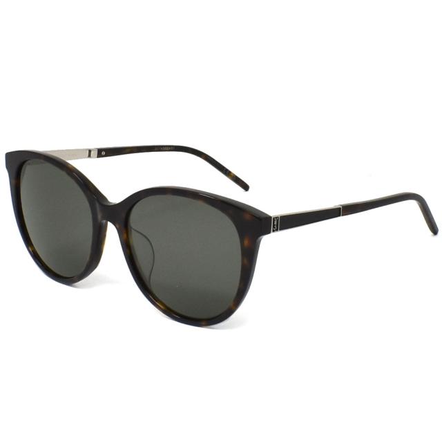 サンローラン サングラス メンズ レディース SAINT LAURENTSunglassesアジアンフィットブラウンSLM82F-002