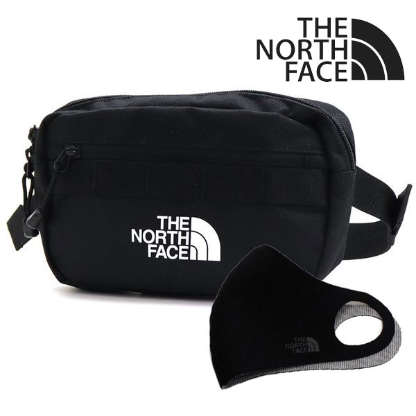 ポイント超超祭 ザ ノースフェイス ボディバッグ マスクセット メンズ レディース THE NORTH FACE ブラック NN2HP64A BLK