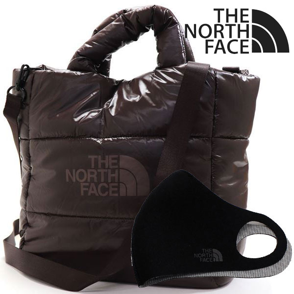 クリスマスセール ザ ノースフェイス ショルダーバッグ マスクセット THE NORTH FACE 2Way トートバッグ NN2PQ60L DBR