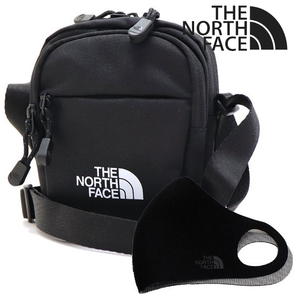 クリスマスセール ノースフェイス マスクセット ショルダーバッグ メンズ レディース THE NORTH FACE ブラック NN2PQ64J BLK
