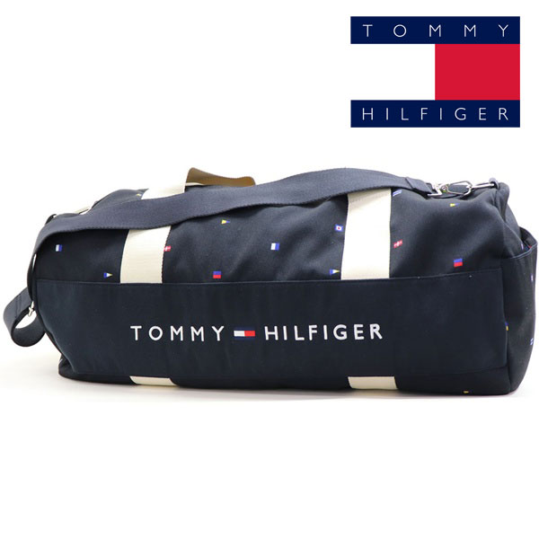 クリスマスセール トミーヒルフィガー ショルダーバッグ レディース   ボストンバッグ ネイビー XA00032 970