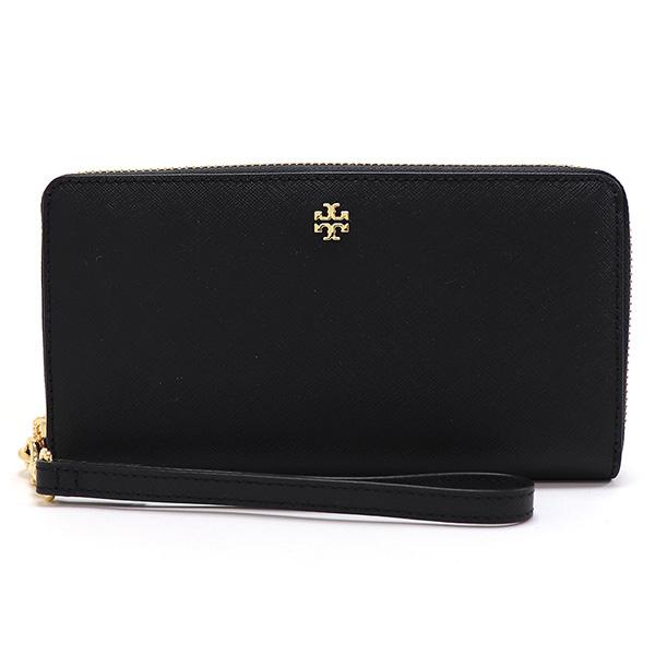 GWウィークセール トリーバーチ 長財布 レディース TORY BURCH Wallet ラウンドファスナー ブラック 162752 001_1