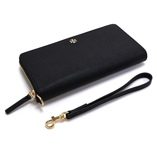 GWウィークセール トリーバーチ 長財布 レディース TORY BURCH Wallet ラウンドファスナー ブラック 162752 001_3