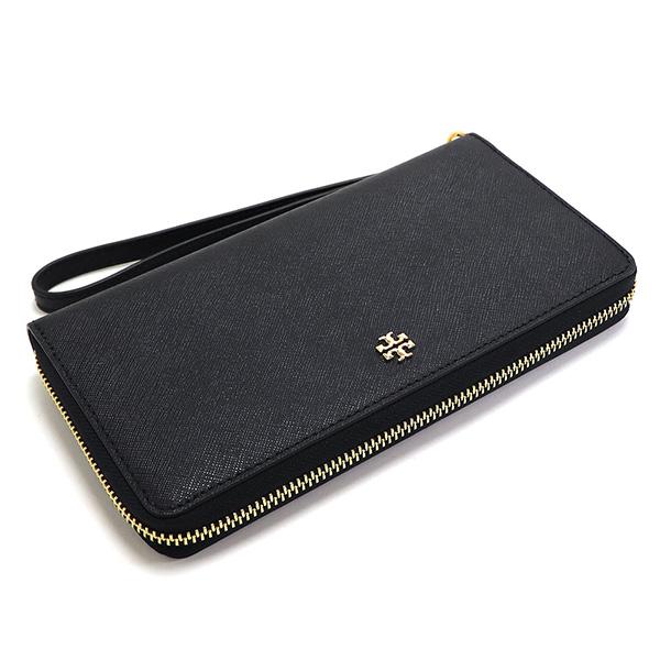 GWウィークセール トリーバーチ 長財布 レディース TORY BURCH Wallet ラウンドファスナー ブラック 162752 001_5