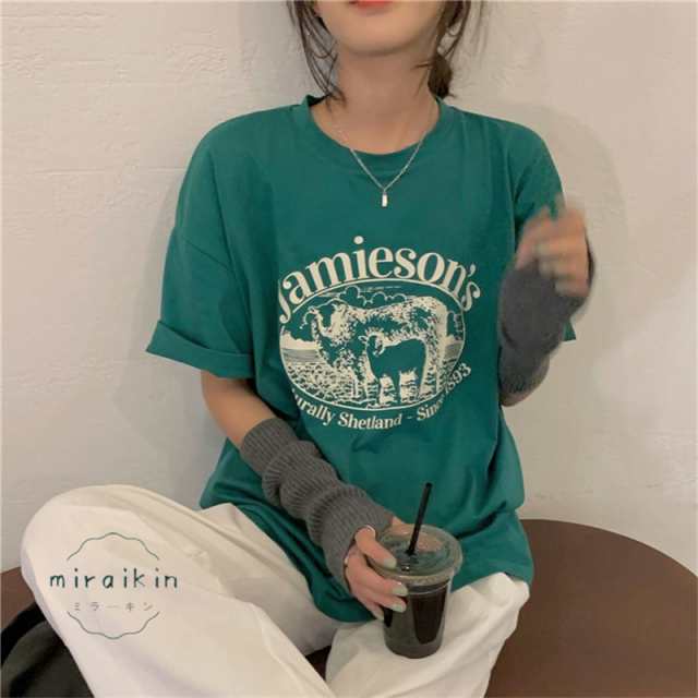 tシャツレディース夏トップス Tシャツ カットソー ドロップショルダー