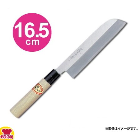 青木刃物 堺孝行 霞研 鎌形薄刃 16.5cm 06052（名入れ無料）（送料無料、代引OK）