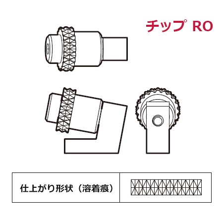 スズキ 超音波ホッチキス はるる AUH30用 チップ3種セット X・GE・RO（送料無料、代引不可）