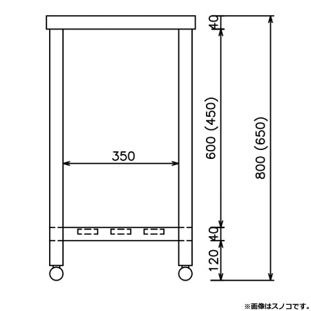 東製作所 作業台 HT-450・ガス台 HG-450 W450×D600mm（送料無料、代引