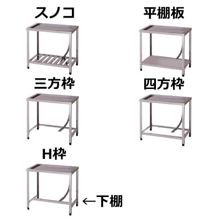 東製作所 水切台 HTM-1200 W1200×D600×H800mm（送料無料、代引不可）の