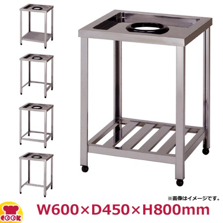 東製作所 ダスト台 KTD-600 W600×D450×H800mm（送料無料、代引不可）の通販は作業台・ガス台自動水栓