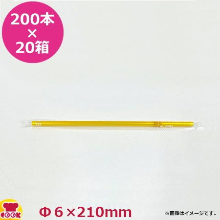 シバセ工業 フレックス(ダイヤゴールド) 6mm×21cm フィルム包装 200本入×20箱（送料無料、代引不可）