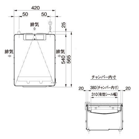 ホシザキ 真空包装機 Hps 300a 送料無料 代引不可 の通販はau Pay マーケット 厨房道具 卓上用品shop Cookcook