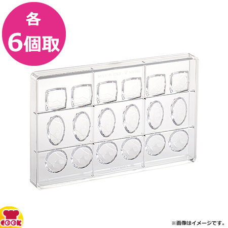 マルテラート ジュエル チョコレートモールド BPAフリー 21MA1994（送料無料、代引不可）の通販は 5,690円