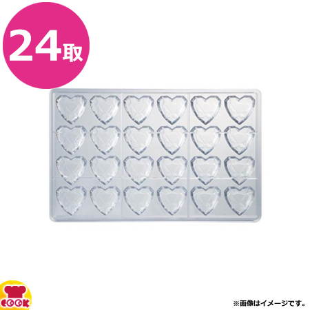 マルテラート ポリカーボネート製チョコモールド ジュエルシリーズ ジュエルハート MA1993（送料無料、代引不可）の通販は 4,836円