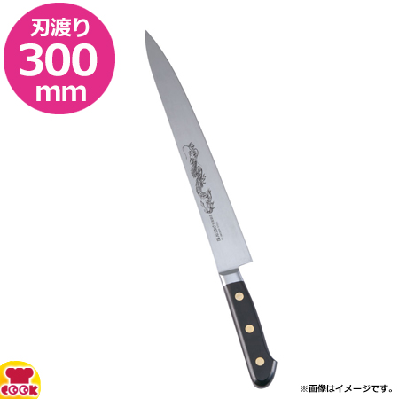 ミソノ モリブデン鋼 牛刀サーモン 180mm 561 ミソノ モリブデン鋼ツバ