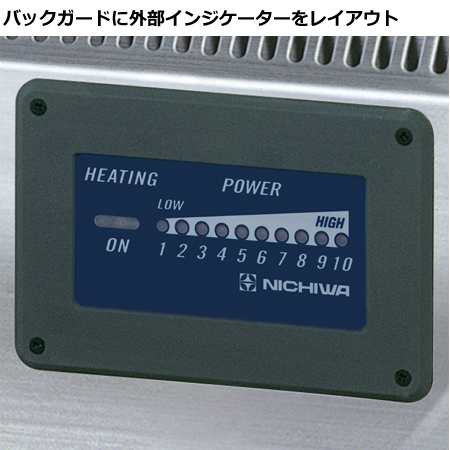 ニチワ電機 IH調理器 卓上型 2連 MIR-1033TA 標準タイプ 三相200V 