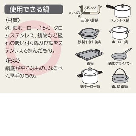 ニチワ電機 IH調理器 卓上型 2連 MIR-2.5NTW 客席サイド用 単相200V