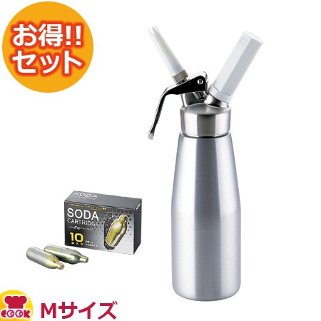 エスプーマ スパークリング Mサイズ ソーダカートリッジ10本セット CO2エスプーマ（送料無料、代引OK）