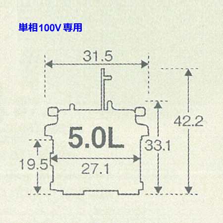 タイガー 業務用マイコンスープジャー JHI-N051 5L（送料無料、代引不可）