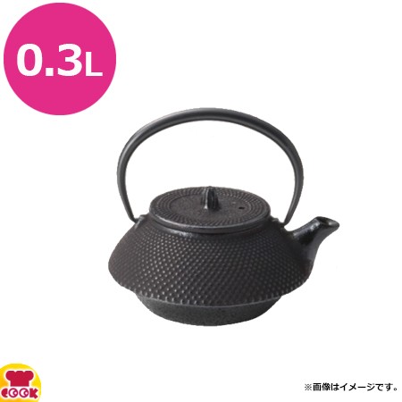 砺波商店 南部鉄急須 新丸アラレ 0.3L 50138（送料無料、代引不可 