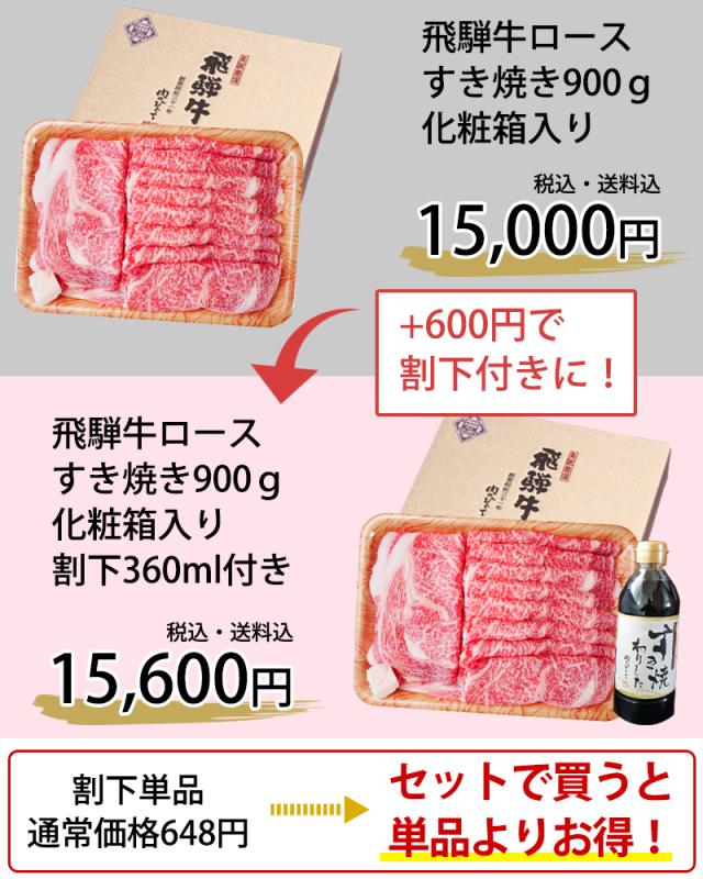 【〜6/16までお中元早割8%ポイントUP】  父の日 2026 飛騨牛 ロース肉 すき焼き 900g 6人前 牛肉 肉 ギフト お肉 ロース すき焼き用 ぽっきり 和牛 牛 プレゼント 化粧箱入 A4等級またはA5等級  黒毛和牛  誕生日 内祝 お礼 御礼 のし可 お取り寄せ 記念日  熨斗 すきやき_19